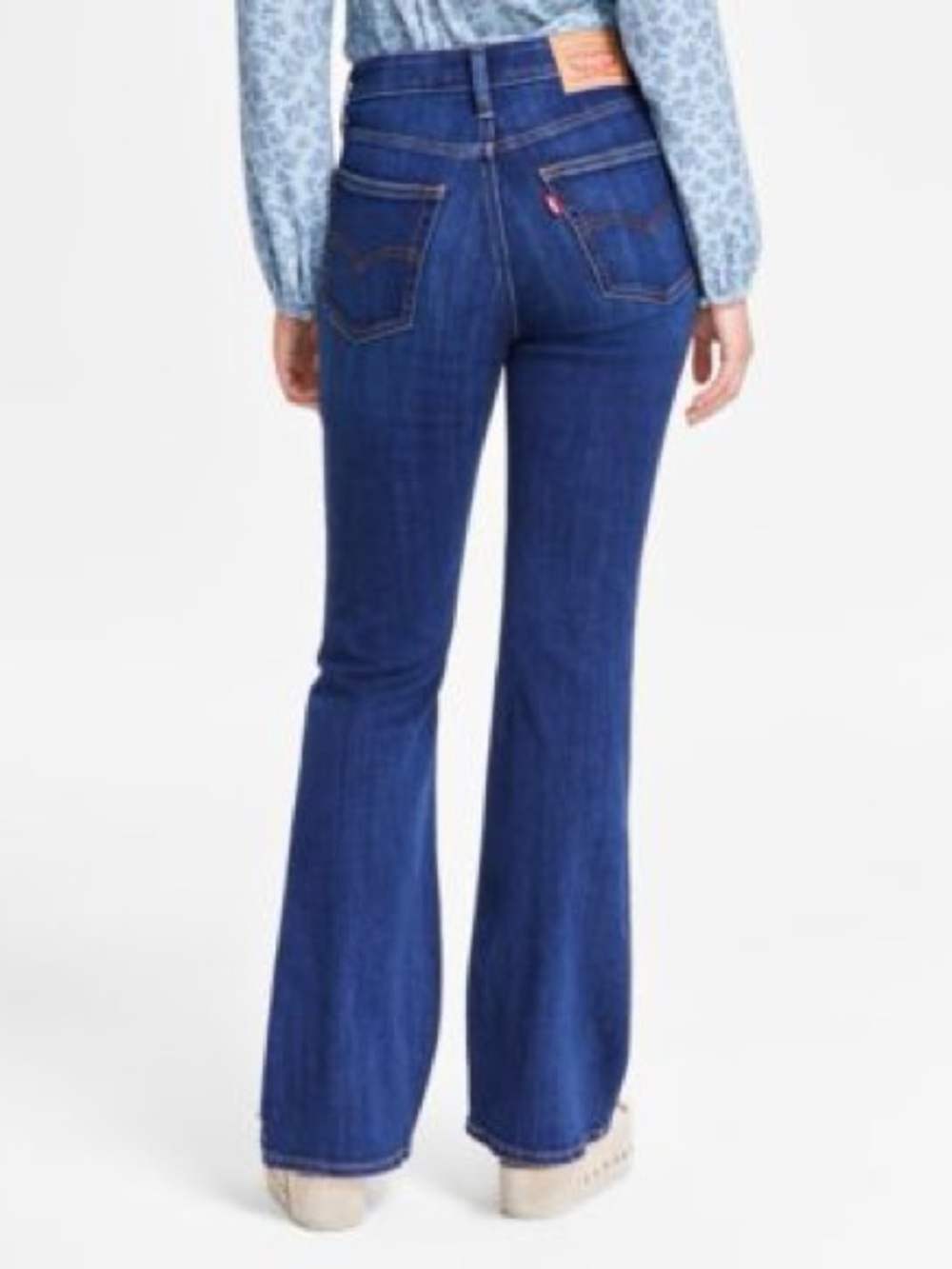 Levi's Indigo High-Rise Flare Jeans